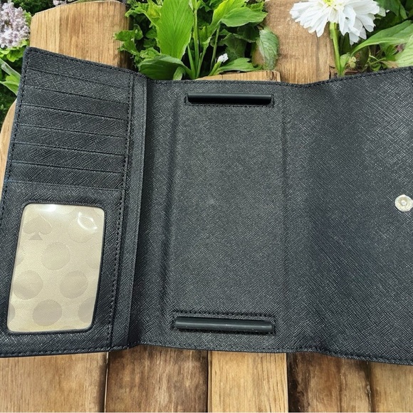 Kate Spade Black Saffiano Leather Wallet - Picture 3 of 5